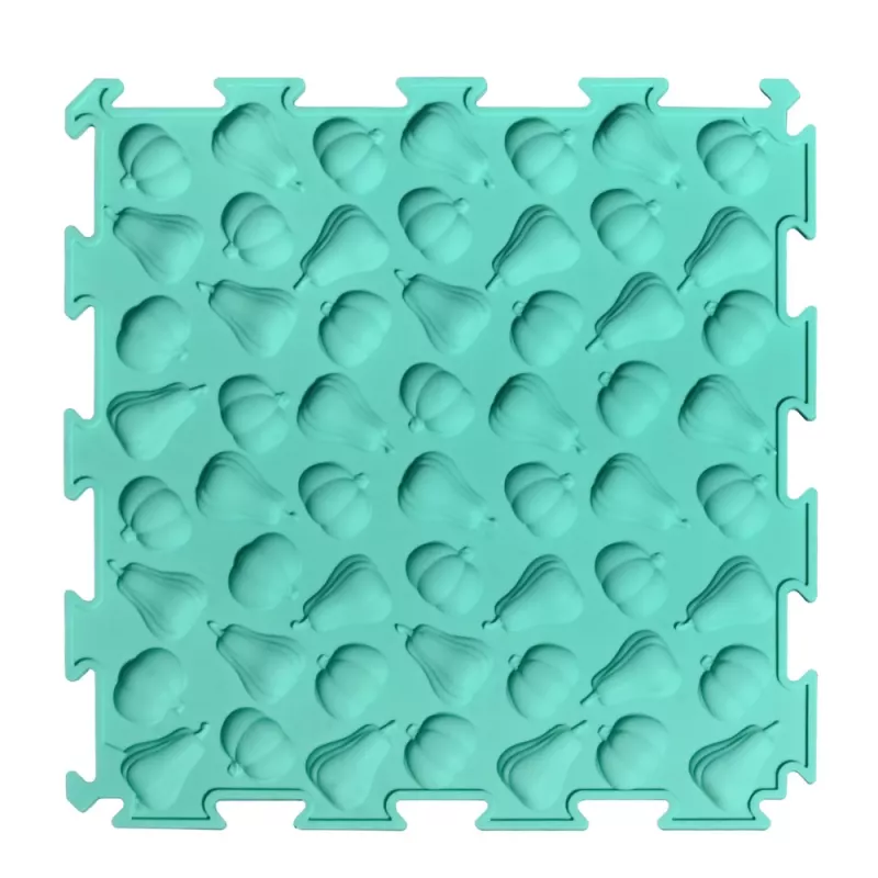 LEAN TOYS sensorische pad puzzeltegels diverse structuren kleuren 24,5 cm 10 stuks