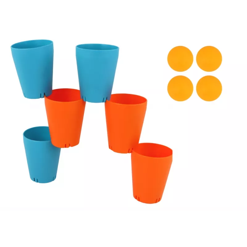 LEAN TOYS sensorisch speciaal ontwikkelde bekerbodem voor speelbekers 3in1 creatieve 16-delige puzzel