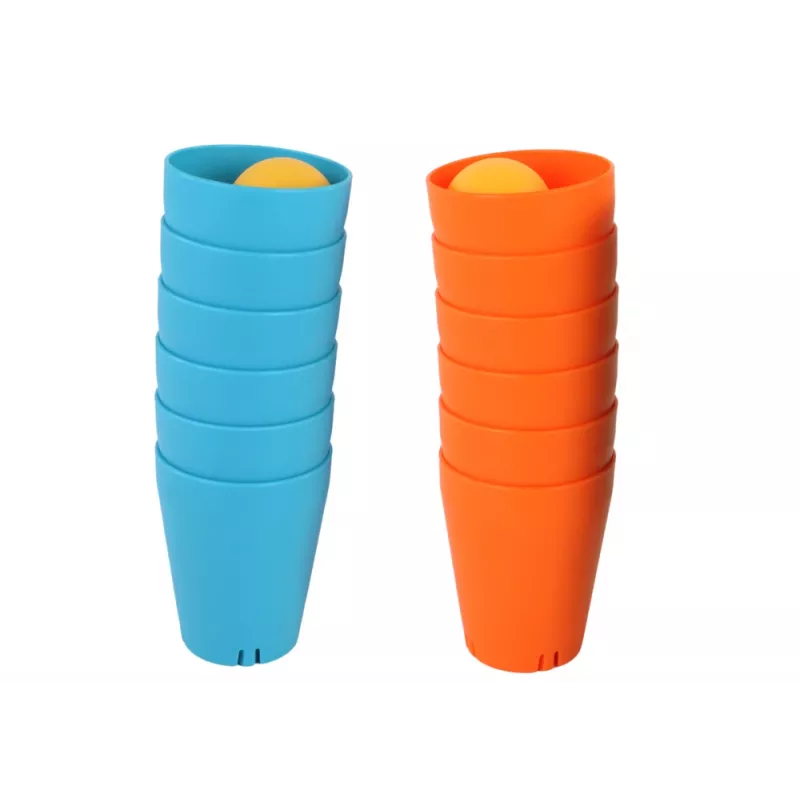 LEAN TOYS sensorisch speciaal ontwikkelde bekerbodem voor speelbekers 3in1 creatieve 16-delige puzzel