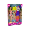 LEAN TOYS Set poppenaccessoires kajak roze