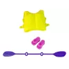 LEAN TOYS Set poppenaccessoires kajak roze
