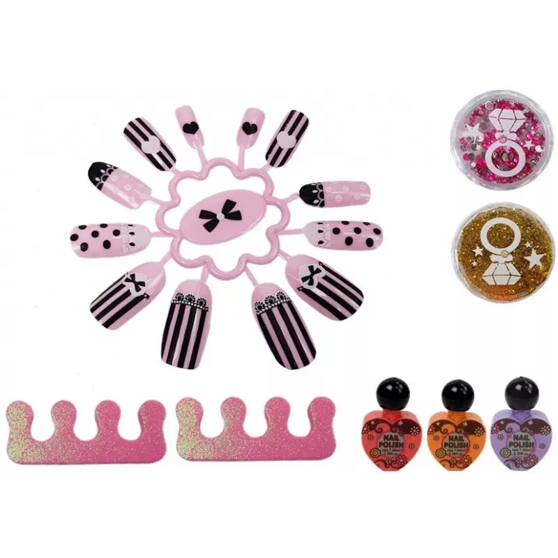LEAN TOYS set voor het maken van een nagellakdroger met glitter