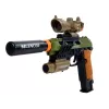 LEAN TOYS Set militair pistool geweer mes medaille richtkijker