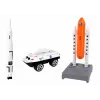 LEAN TOYS Figurenset Space Truck Rocket 15-delig