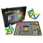 LEAN TOYS Set Magnastix magneetblokken 560 + Board