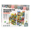 LEAN TOYS Set magnetische bouwstenen kogelbaan kleurrijk 98 onderdelen