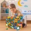 LEAN TOYS Set magnetische bouwstenen kogelbaan kleurrijk 98 onderdelen