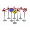 LEAN TOYS Set verkeersborden licht geluid 23 cm