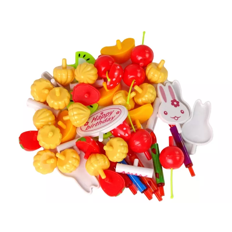 LEAN TOYS set van snoep cake koekjes klittenband decoraties DIY