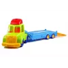 LEAN TOYS voertuigset politie brandweer autotransporter schroefvoertuigen