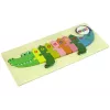 LEAN TOYS Set van houten puzzels krokodil cijfers