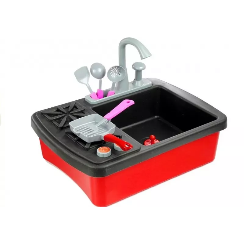 LEAN TOYS spoelbak gootsteen met accessoires