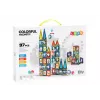 LEAN TOYS Glijbaan Set Voor Ballen Magneetblokken 168 Stukjes