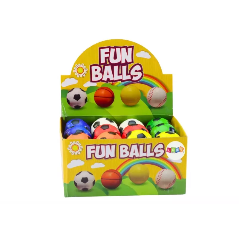 LEAN TOYS Kleine Zachte Schuimvoetbal 5,5 cm