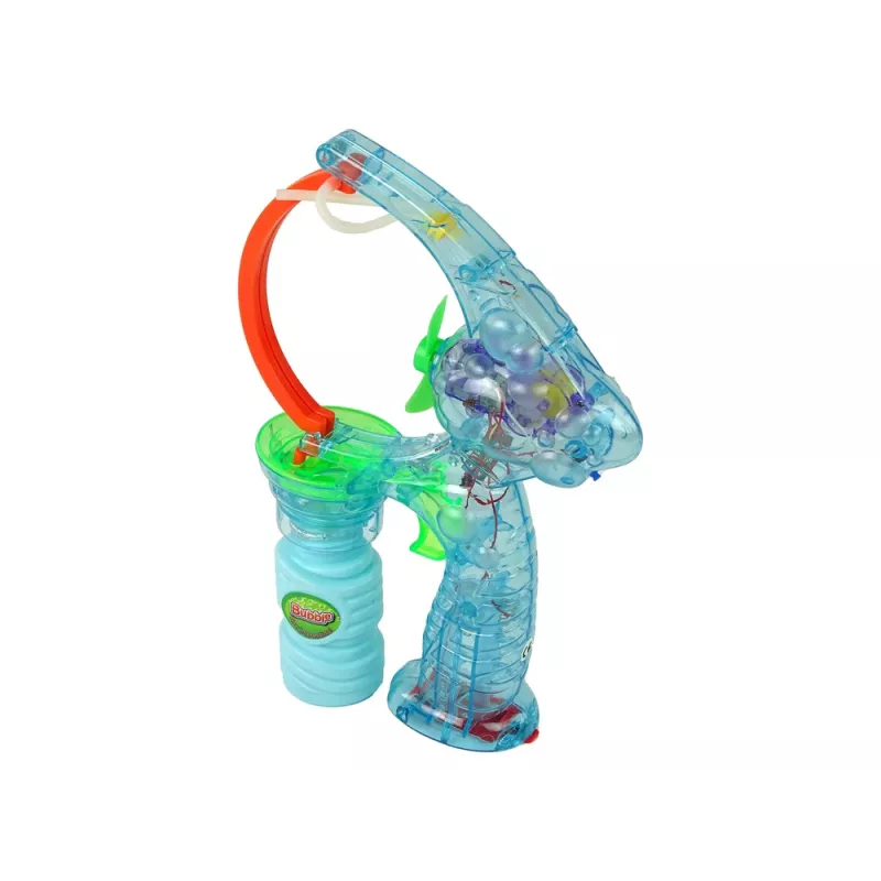 LEAN TOYS Bellenblaaspistool 24 cm licht & geluid