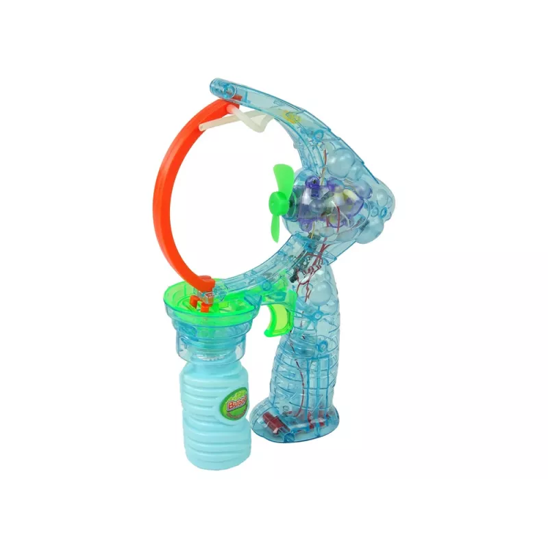 LEAN TOYS Bellenblaaspistool 24 cm licht & geluid
