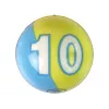 LEAN TOYS Soft Bal Klein Patronen Kleuren voor Baby 7 cm diameter