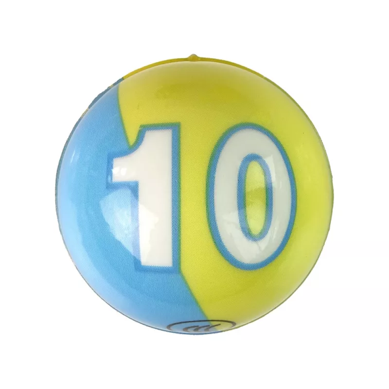 LEAN TOYS Soft Bal Klein Patronen Kleuren voor Baby 7 cm diameter