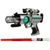 LEAN TOYS Space Warrior set laser gun lightsaber handboeien disc thrower