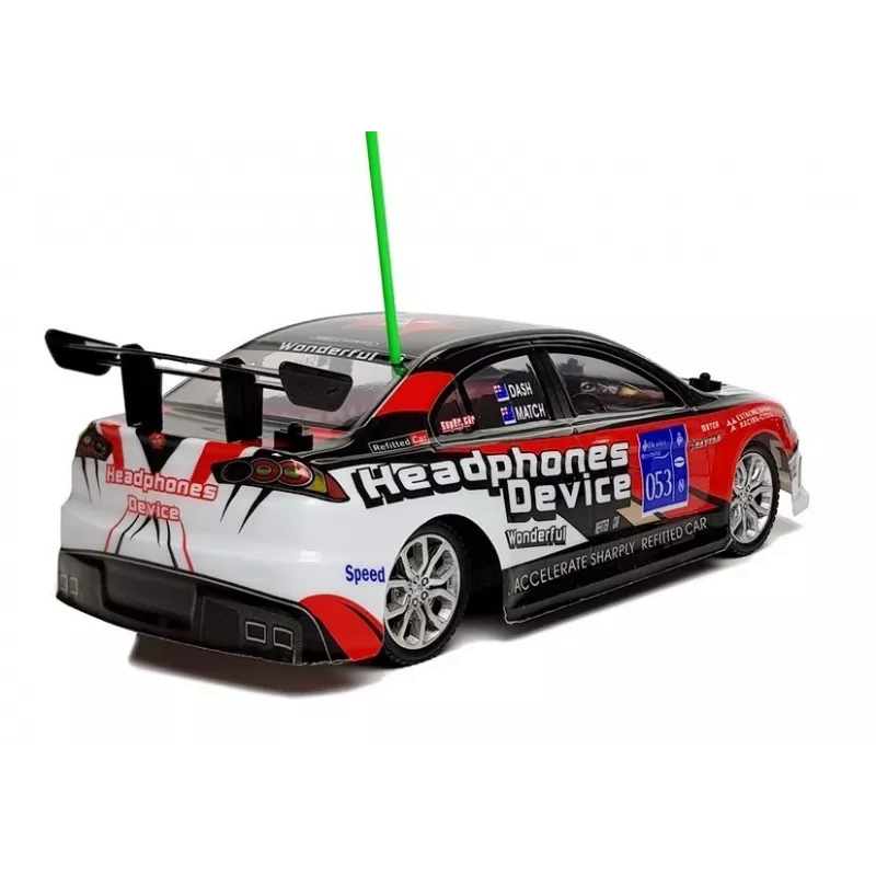 LEAN TOYS sport raceauto met afstandsbediening R/C 27MHz rood