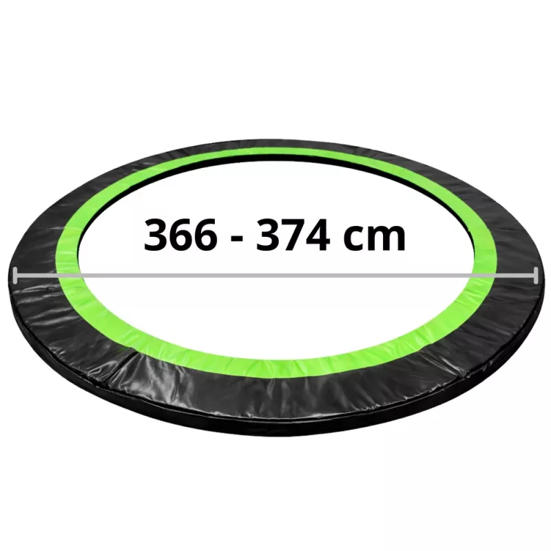 LEAN TOYS veerafdekking voor 12ft trampoline LEAN SPORT PRO – UV-bestendig PVC, blauw