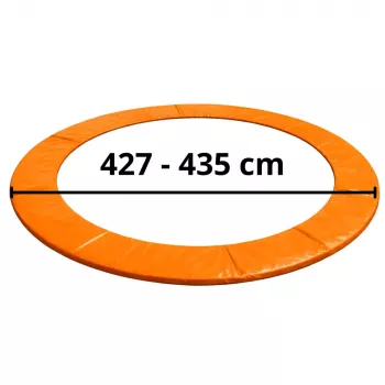 LEAN TOYS veerafdekking voor 14ft trampoline LEAN SPORT BEST - blauwe veiligheidsbekleding