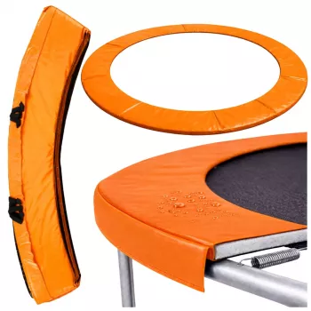 LEAN TOYS veerafdekking voor 10ft trampoline, blauw, UV-bestendig PVC, EPE-schuim, elastische banden, EN71, BEST serie