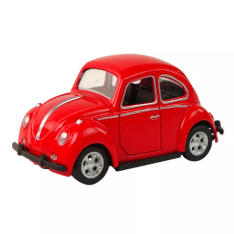 LEAN TOYS Spring Spring met wrijvingsaandrijving Kever Passagiersauto 6 kleuren