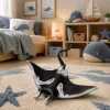 LEAN TOYS pijlstaartrog rubber figuur rekbaar realistisch oceaanvis 13cm