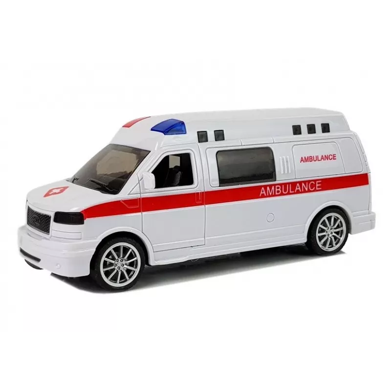 LEAN TOYS ambulance met geluid licht sirene