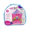 LEAN TOYS Tentpaleis prinsessenburcht basis voor kinderen roze