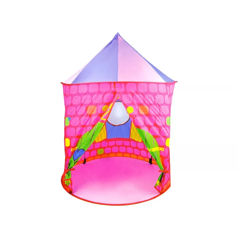 LEAN TOYS Tentpaleis prinsessenburcht basis voor kinderen roze