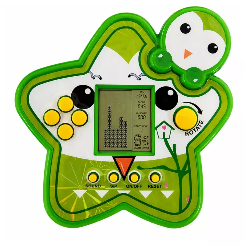 LEAN TOYS Tetris Star elektronisch spel - groen