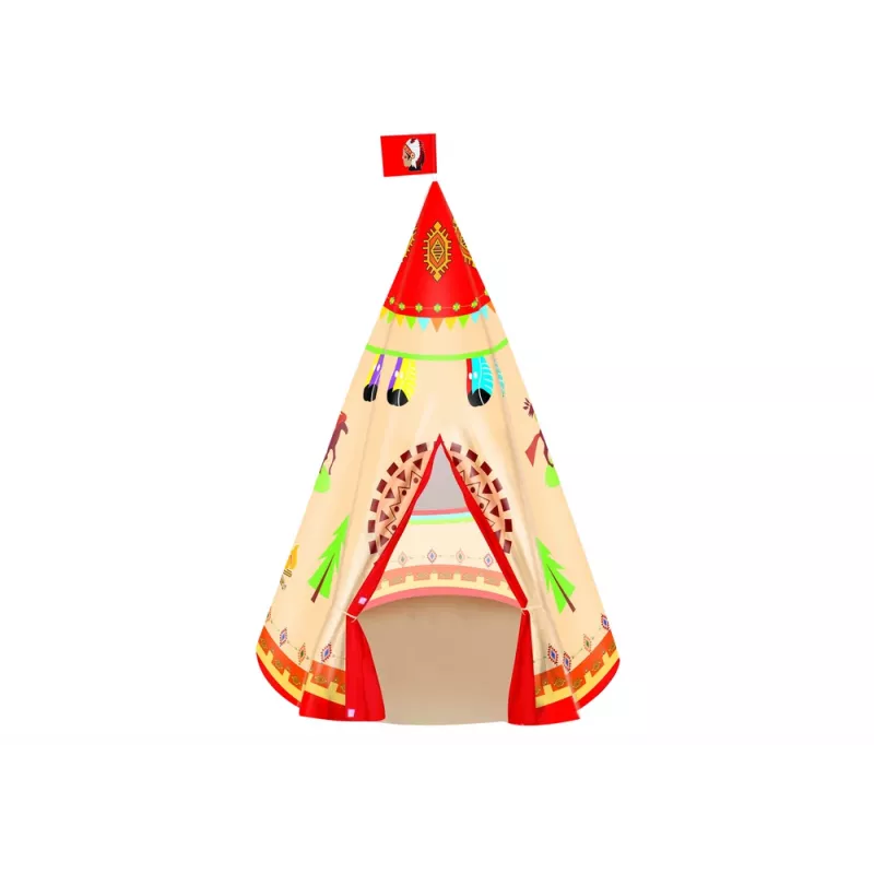 LEAN TOYS Tipi-tent voor de tuin voor kinderen
