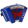 LEAN TOYS speelgoedaccordeon voor kleine muzikanten, blauw (model 9423)