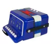 LEAN TOYS speelgoedaccordeon voor kleine muzikanten, blauw (model 9423)