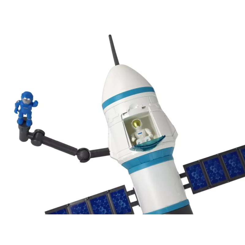 LEAN TOYS speelgoed ruimtemissie raket-astronauten-lanceerplatform 15 elementen