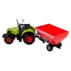LEAN TOYS Tractor boerderij afneembare graanaanhanger geluid groen