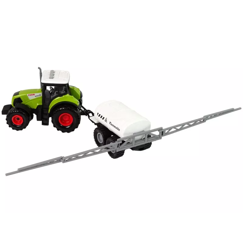 LEAN TOYS Tractor voor kinderen met aanhanger boerderijauto