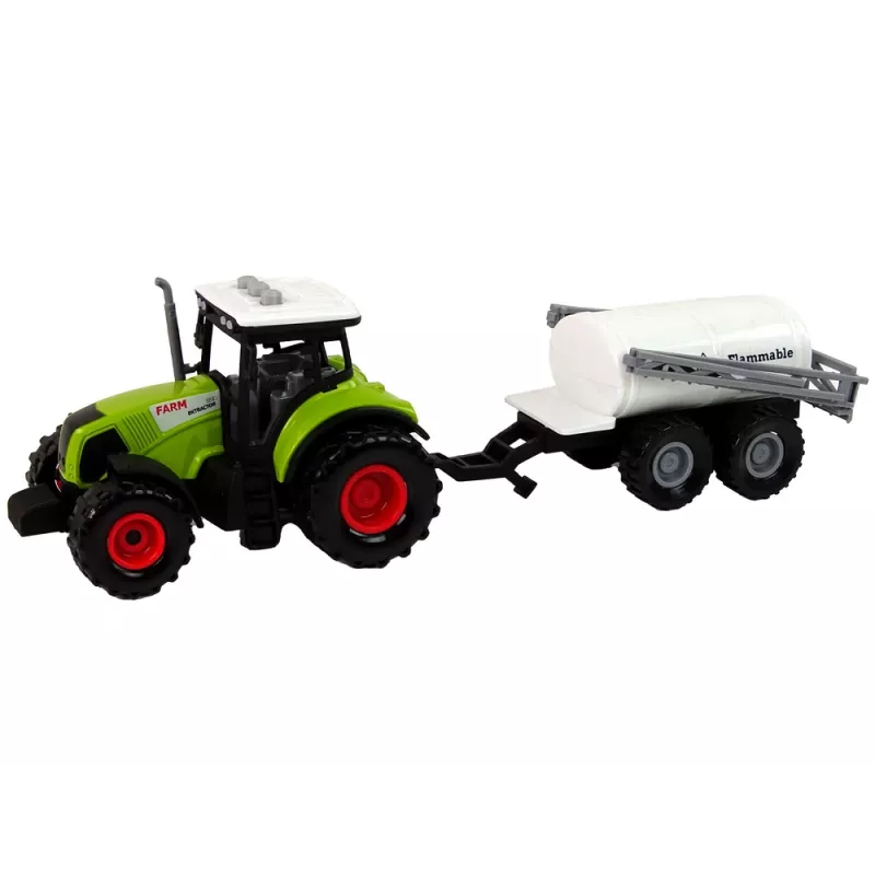 LEAN TOYS Tractor voor kinderen met aanhanger boerderijauto