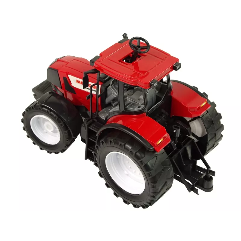 LEAN TOYS tractor rode kiepwagen gele tractor 50 cm
