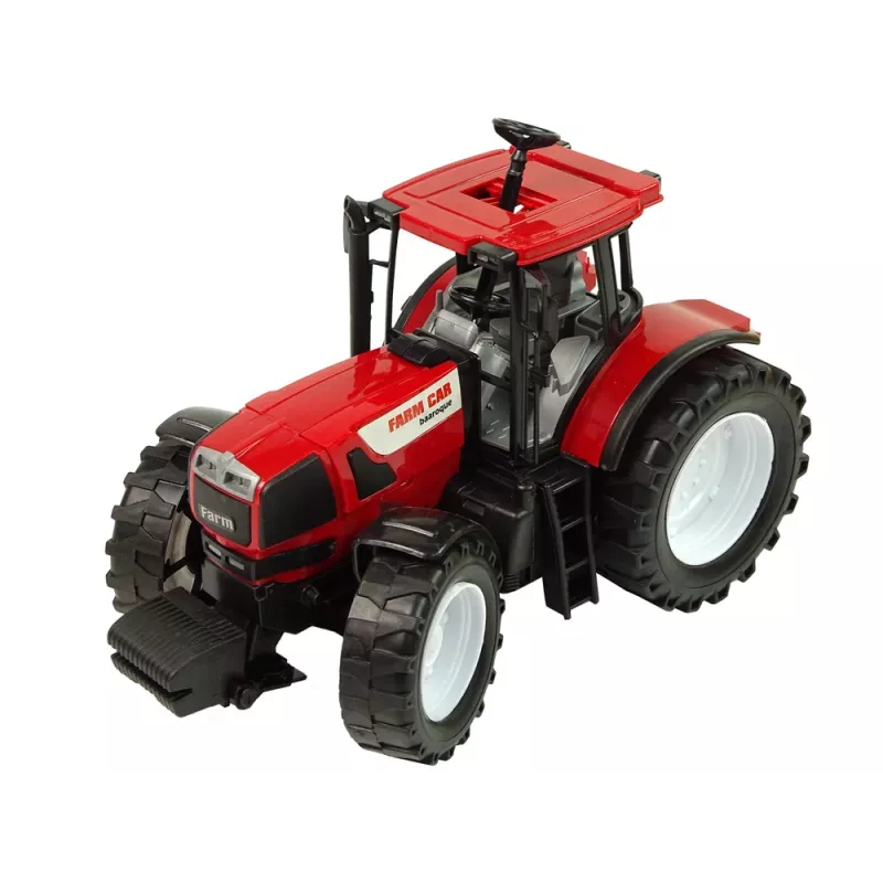 LEAN TOYS tractor rode kiepwagen gele tractor 50 cm