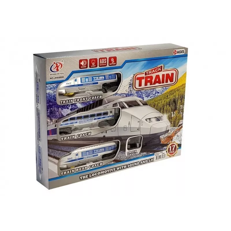 LEAN TOYS trein accu met licht en geluid