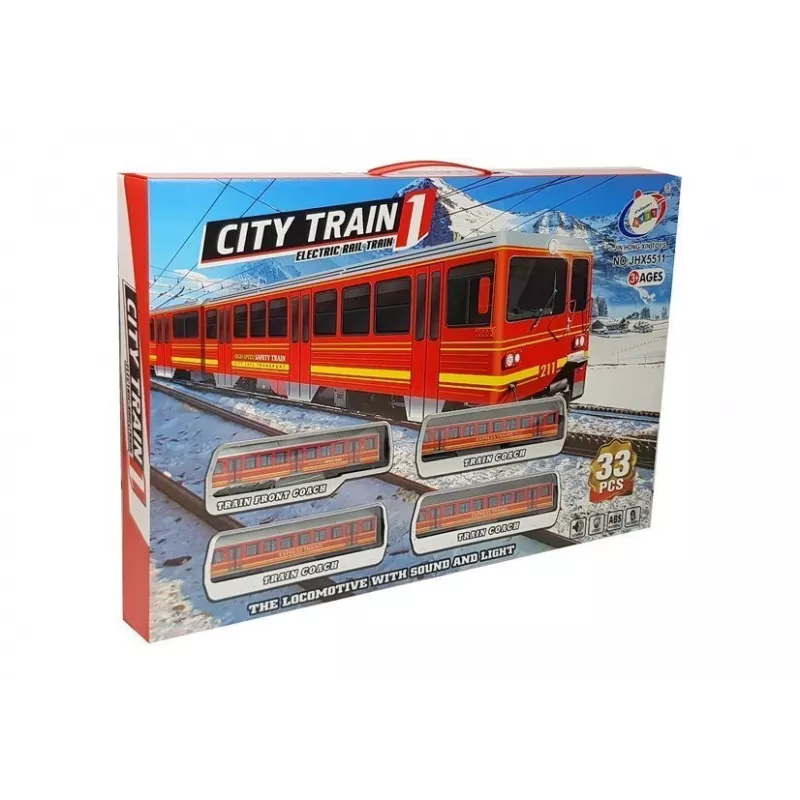 LEAN TOYS treinbaan batterijen 33 stuks