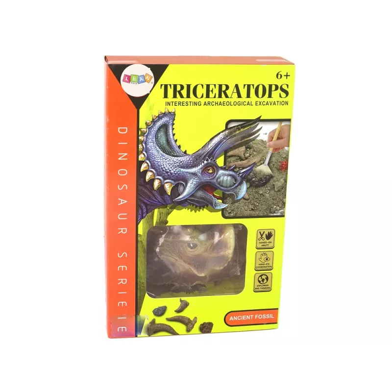 LEAN TOYS Triceratops Dinosaurus Opgravings- en Educatieve Set