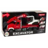 LEAN TOYS Truck met graafmachine tractor graafmachine geluid licht