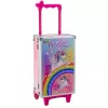 LEAN TOYS eenhoorn roze rolkoffer beautyset
