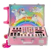 LEAN TOYS eenhoorn roze rolkoffer beautyset
