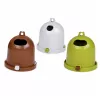 LEAN TOYS afval-sorteervrachtwagen met kraan, containers, wrijvingsaandrijving, licht en geluid