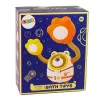 LEAN TOYS Waterbadspeelgoed teddybeer astronaut douche met watercirculatie zuignappen